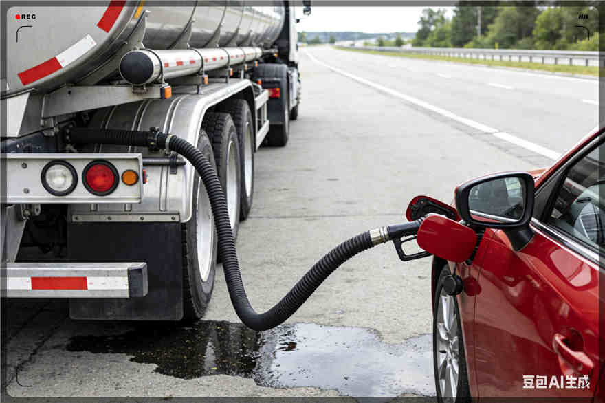 准格尔旗汽车救援送水案例